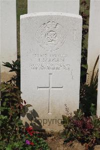 Le Cateau Military Cemetery - Magan, J
