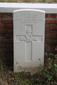 Le Cateau Military Cemetery - Ward, T