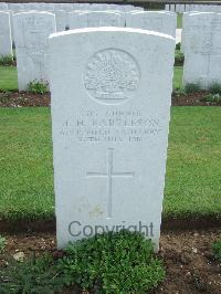 Gordon Dump Cemetery&#44; Ovillers-La Boisselle - Bartleson, John Henry