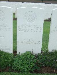 Gordon Dump Cemetery&#44; Ovillers-La Boisselle - Thompson, Hubert David William