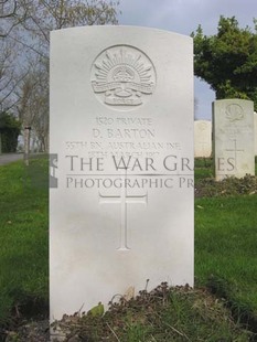 Brighton City Cemetery (Bear Road) - BARTON, D