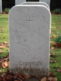 Brussels Town Cemetery Belgium Airmen's Field Of Honour - Parthoens, Raymond Joseph