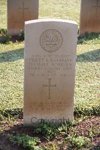 Madras War Cemetery&#44; Chennai - Acheson, Violet Katharine Harriet