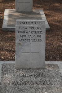 Kirkee New (Cantonment) Cemetery - Crooks, Alexander