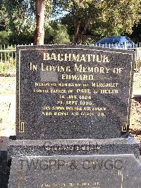 North Brighton General Cemetery - Bachmatiuk, Edward