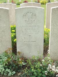 Bethune Town Cemetery - Marshall, J S