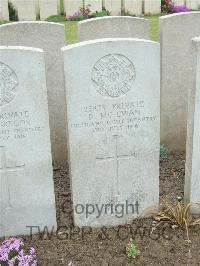 Bethune Town Cemetery - McEwan, D