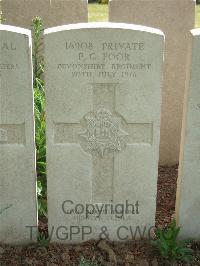 Bethune Town Cemetery - Poor, F G