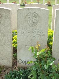 Bethune Town Cemetery - Spackman, F H