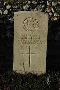 Bois-Carre Military Cemetery Haisnes - Allan, William Harrower