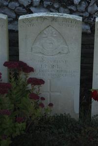 Bois-Carre Military Cemetery Haisnes - Bone, J