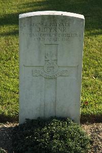 Bois-Carre Military Cemetery Haisnes - Byrne, J