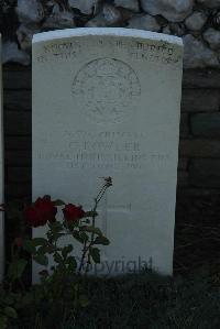 Bois-Carre Military Cemetery Haisnes - Fowler, C