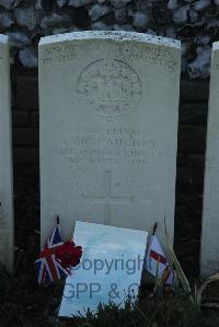 Bois-Carre Military Cemetery Haisnes - McCaughey, J