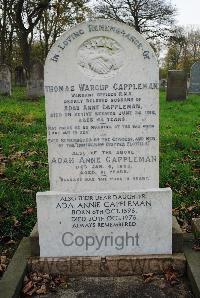 Filey (St. Oswald) Churchyard - Cappleman, Thomas Warcup