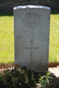 Mesnil Ridge Cemetery - Anderson, James Ross