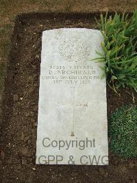 Mill Road Cemetery - Archibald, D
