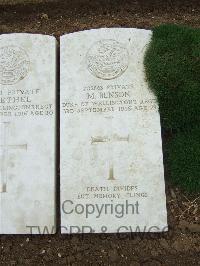 Mill Road Cemetery - Benson, M