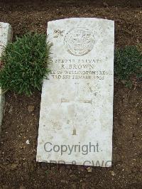 Mill Road Cemetery - Brown, R