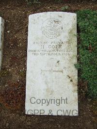 Mill Road Cemetery - Cole, H