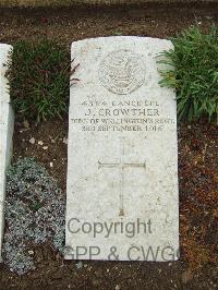 Mill Road Cemetery - Crowther, J