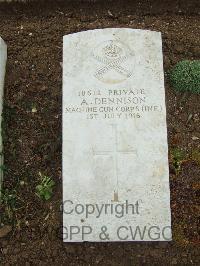 Mill Road Cemetery - Dennison, A