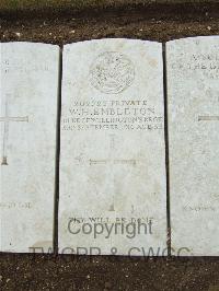 Mill Road Cemetery - Embleton, William Henry