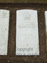 Mill Road Cemetery - Graham, T F
