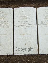 Mill Road Cemetery - Gray, R