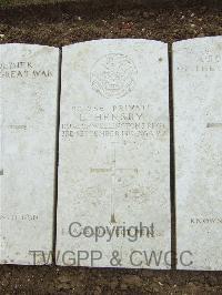 Mill Road Cemetery - Hensby, E