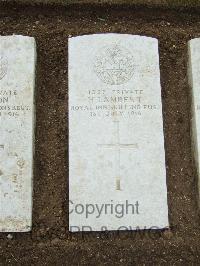 Mill Road Cemetery - Lambert, H