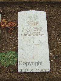 Mill Road Cemetery - Matthews, H