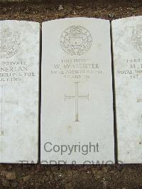 Mill Road Cemetery - McAllister, W