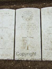 Mill Road Cemetery - McMullan, James