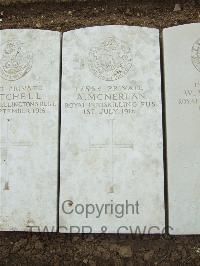 Mill Road Cemetery - McNerlan, A