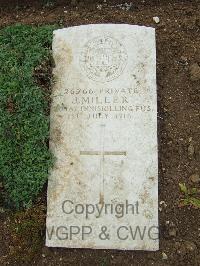 Mill Road Cemetery - Miller, J