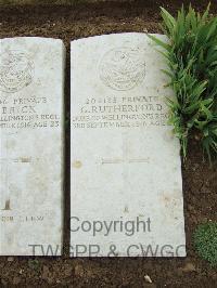 Mill Road Cemetery - Rutherford, G