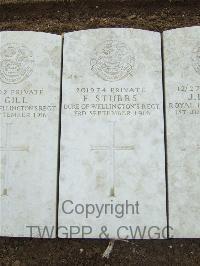 Mill Road Cemetery - Stubbs, F