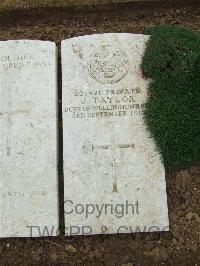 Mill Road Cemetery - Taylor, J