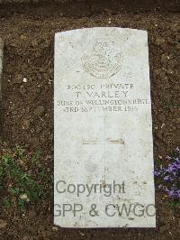 Mill Road Cemetery - Varley, T