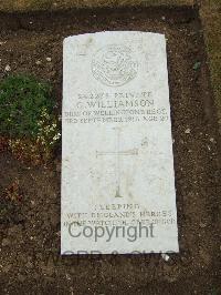 Mill Road Cemetery - Williamson, George