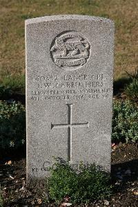 St. Sever Cemetery Rouen - Carruthers, James Willie