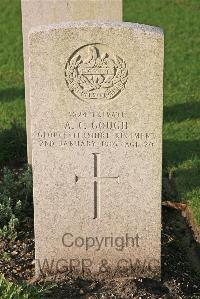 St. Sever Cemetery Rouen - Gough, Albert Charlie