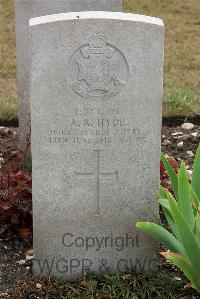 St. Sever Cemetery Rouen - Hyde, Arthur Allison