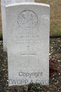 St. Sever Cemetery Rouen - McArthur, Adam