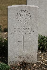 St. Sever Cemetery Rouen - McDonald, William