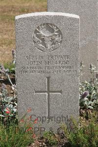 St. Sever Cemetery Rouen - McLeod, John