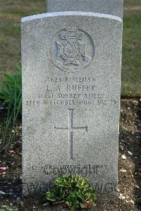 St. Sever Cemetery Rouen - Ruffey, Leonard Alfred
