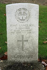 St. Sever Cemetery Rouen - Simkins, Samuel
