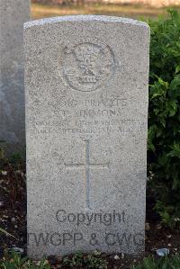 St. Sever Cemetery Rouen - Simmons, Samuel Frederick